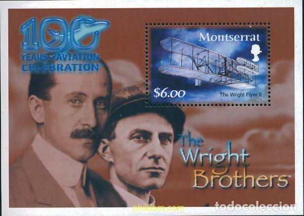 Sellos: 128092 MNH MONTSERRAT 2003 CENTENARIO DE LA AVIACION
