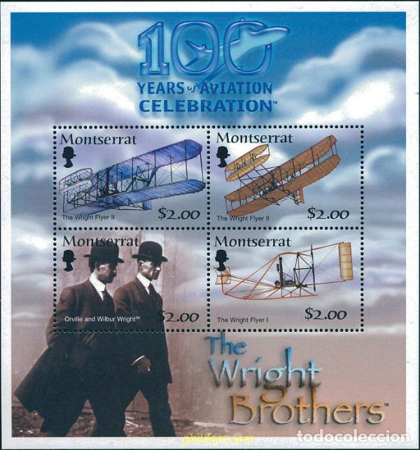 Sellos: 230676 MNH MONTSERRAT 2003 CENTENARIO DE LA AVIACION