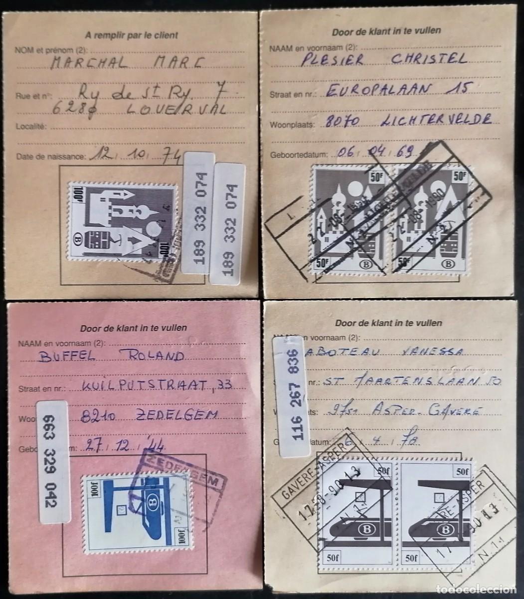 Sellos: B&Eacute;LGICA - PAQUETE POSTAL
