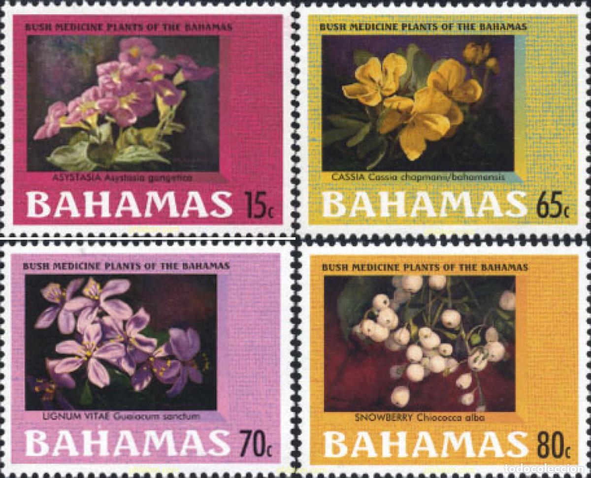 Sellos: 132186 MNH BAHAMAS 2003 PLANTAS MEDICINALES