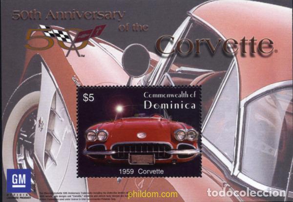 Sellos: 132214 MNH DOMINICA 2003 50 ANIVERSARIO DE CORVETTE