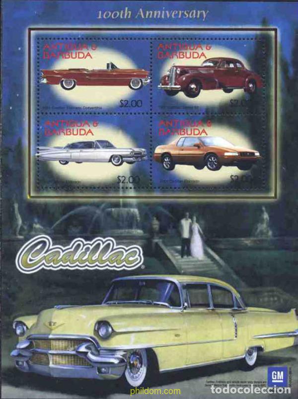 Sellos: 281968 MNH ANTIGUA Y BARBUDA 2003 CENTENARIO DE CADILLAC - Foto 1
