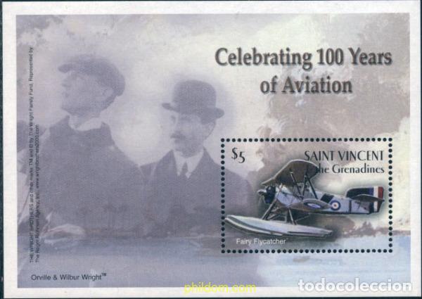 Sellos: 229797 MNH SAN VICENTE 2003 CENTENARIO DE LA AVIACION