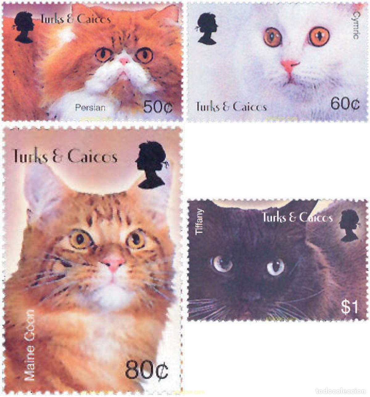 Sellos: 132491 MNH TURKS Y CAICOS 2003 EL GATO - Foto 1