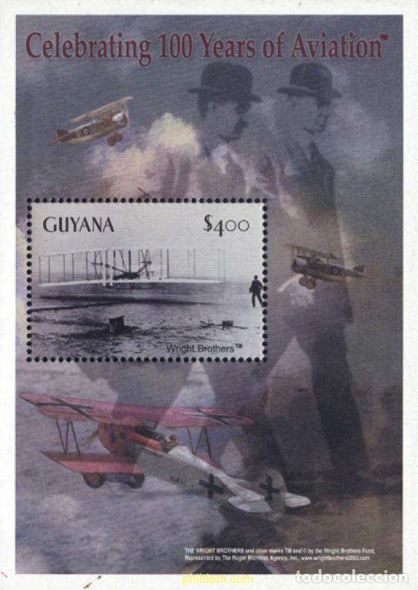 Sellos: 228759 MNH GUYANA 2003 CENTENARIO DE LA AVIACION