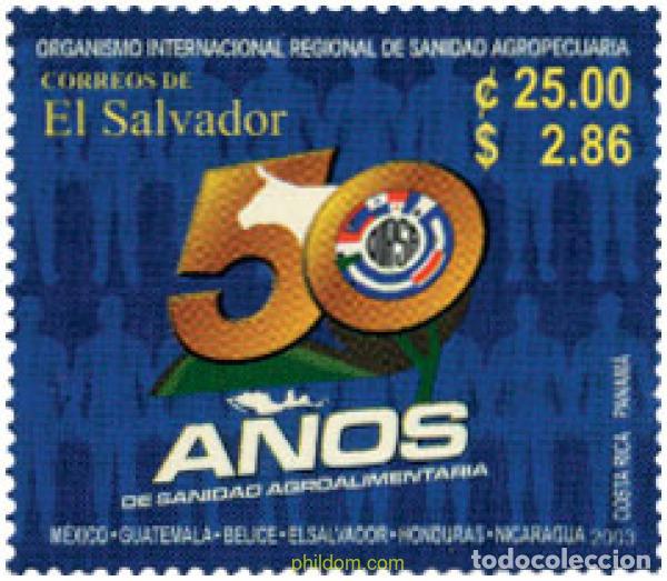 Sellos: 133330 MNH EL SALVADOR 2003 50 ANIVERSARIO DE LA OIRSA