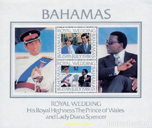 Timbres: 135292 MNH BAHAMAS 1981 BODA DEL PRINCIPE CARLOS Y LADY DIANA SPENCER