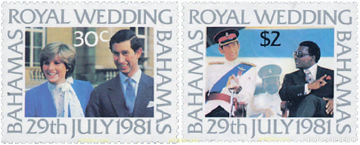 Timbres: 135290 MNH BAHAMAS 1981 BODA DEL PRINCIPE CARLOS Y LADY DIANA SPENCER