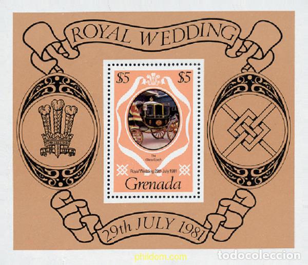 Timbres: 135322 MNH GRANADA 1981 BODA DEL PRINCIPE CARLOS Y LADY DIANA SPENCER