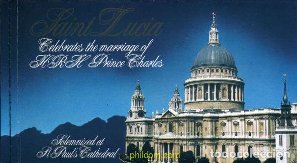 Sellos: 135355 MNH SANTA LUCIA 1981 BODA DEL PRINCIPE CARLOS Y LADY DIANA SPENCER