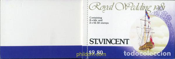 Sellos: 360072 MNH SAN VICENTE 1981 BODA DEL PRINCIPE CARLOS Y LADY DIANA SPENCER