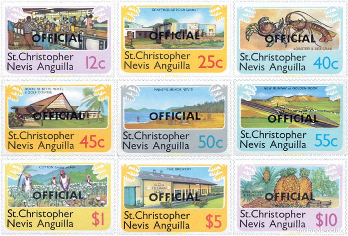 Francobolli: 135930 MNH SAN CRISTOBAL-NEVIS-ANGUILLA 1980 MOTIVOS VARIOS
