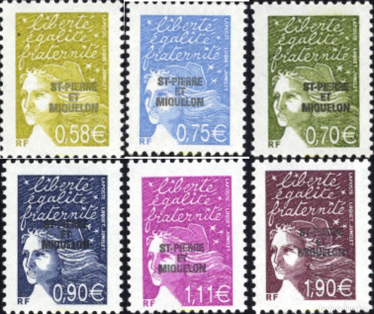 Sellos: 136437 MNH SAN PEDRO Y MIQUELON 2003 MARIANNE DE LUQUET
