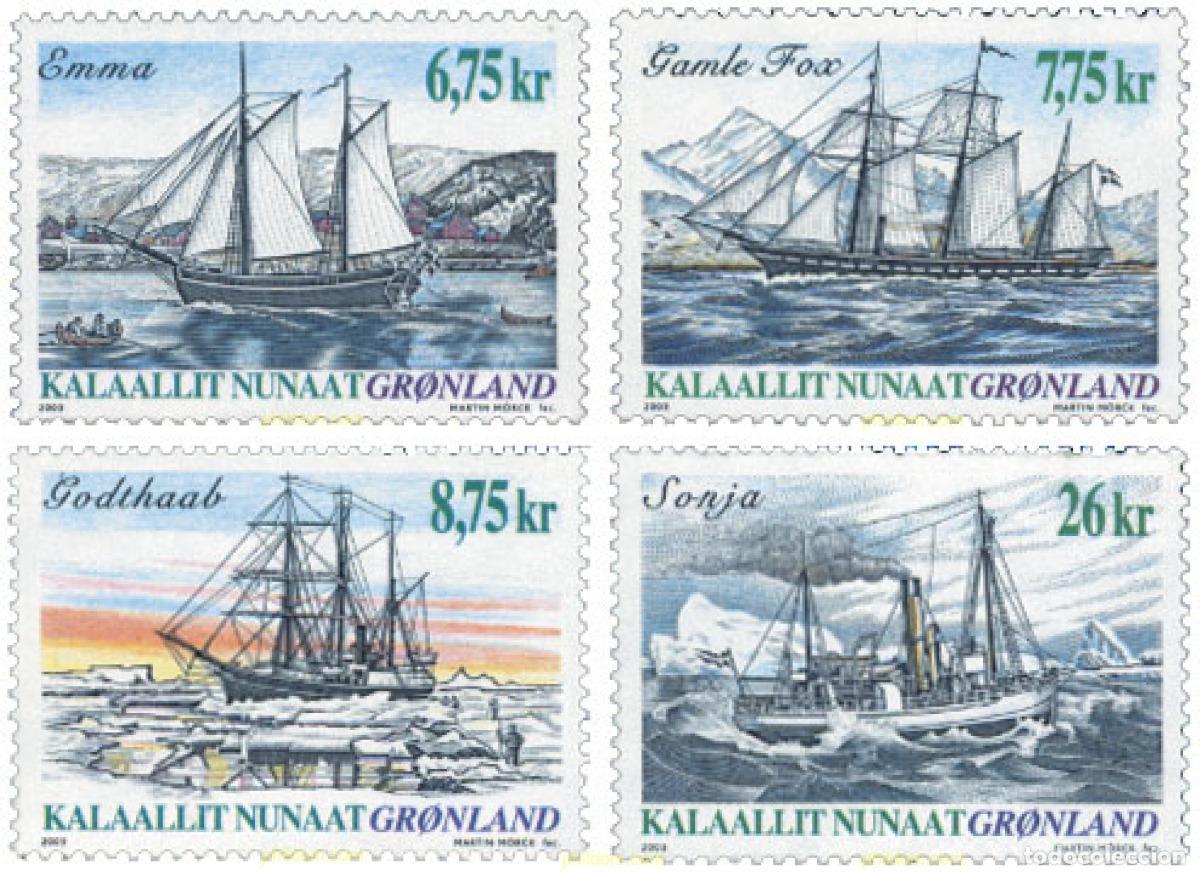 Sellos: 136488 MNH GROENLANDIA 2003 NAVEGACION