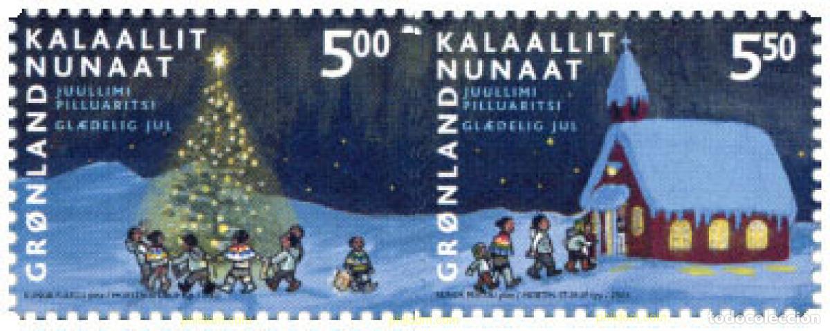 Sellos: 136486 MNH GROENLANDIA 2003 NAVIDAD