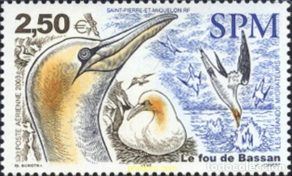 Sellos: 136538 MNH SAN PEDRO Y MIQUELON 2003 FAUNA