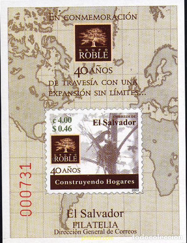 Briefmarken: 136639 MNH EL SALVADOR 2003 40 ANIVERSARIO DEL GRUPO ROBLE