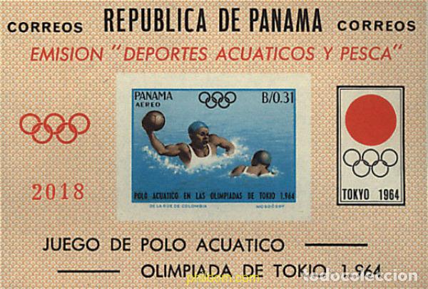 Sellos: 137120 MNH PANAMA 1964 18 JUEGOS OLIMPICOS VERANO TOKIO 1964