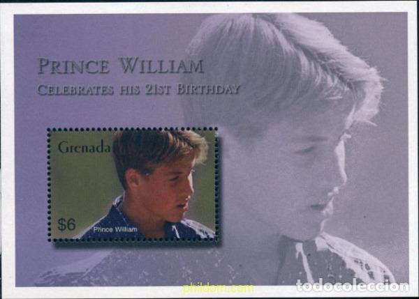 Briefmarken: 137136 MNH GRANADA 2003 21 ANIVERSARIO DEL NACIMIENTO DEL PRINCIPE GUILLERMO
