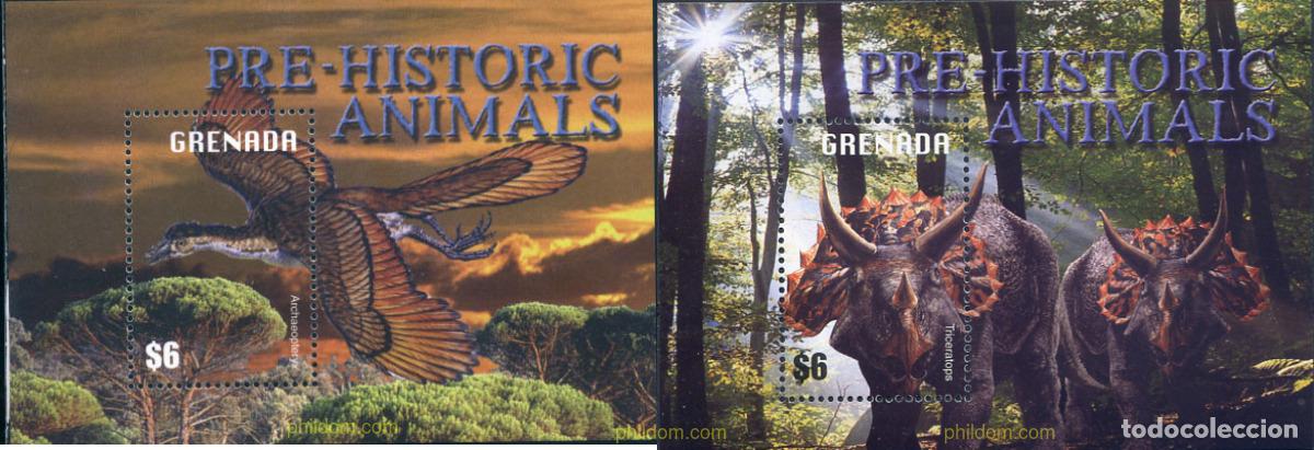 Briefmarken: 137151 MNH GRANADA 2003 FAUNA PREHISTORICA