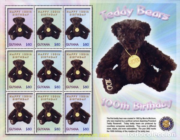 Timbres: 137166 MNH GUYANA 2003 CENTENARIO DEL OSITO DE PELUCHE