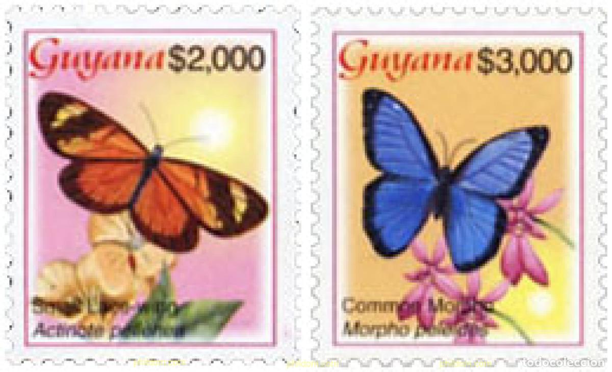 Sellos: 244941 MNH GUYANA 2003 MARIPOSAS - Foto 1