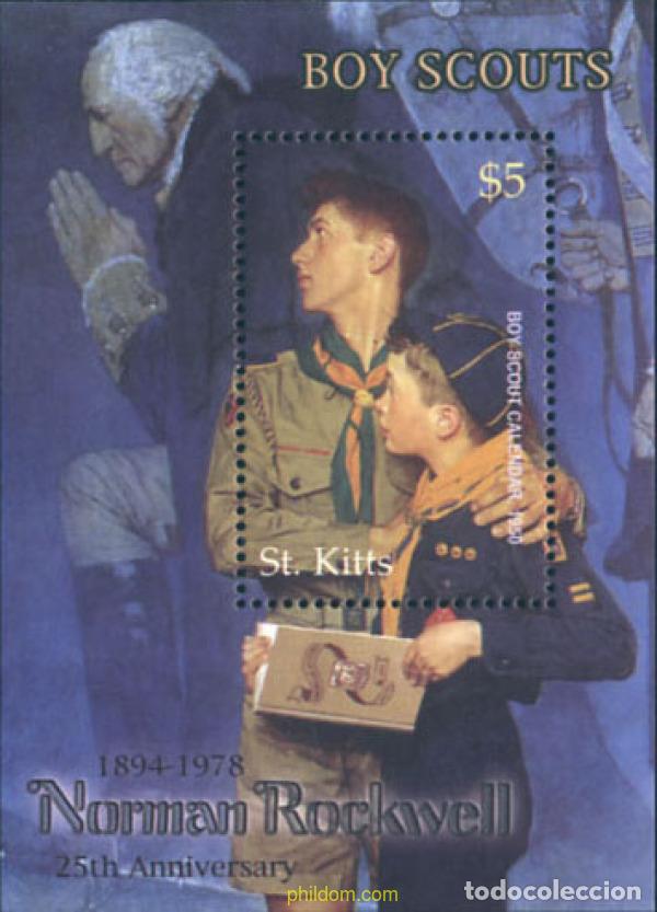 Briefmarken: 137717 MNH SAN KITTS 2003 25 ANIVERSARIO DE LA MUERTE DE NORMAN ROCKWELL