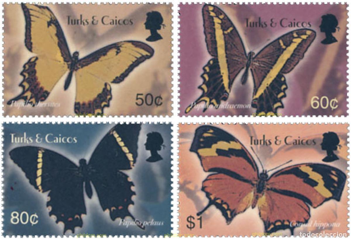 Briefmarken: 137815 MNH TURKS Y CAICOS 2003 MARIPOSAS