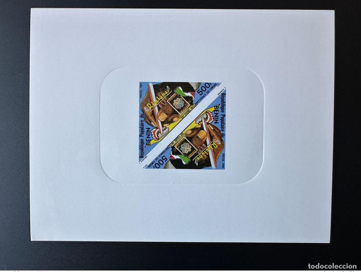 Sellos: Benin 1983 Mi. 316 Luxury Proof Feria Internacional de Sellos Riccione.