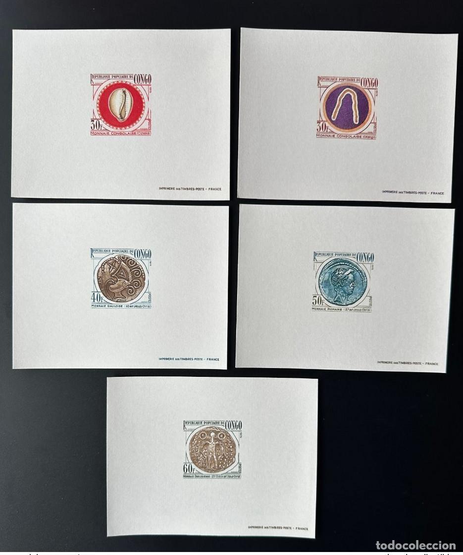 Sellos: Moneda Congo 1975 Mi. 485 - 489 Proof De Luxe Monedas Caesar