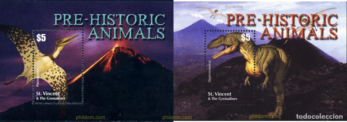 Briefmarken: 143033 MNH SAN VICENTE 2003 FAUNA PREHISTORICA