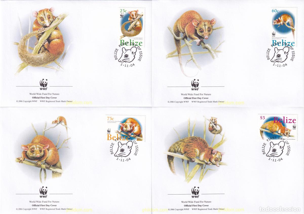 Sellos: 143132 MNH BELIZE 2004 WWF - Foto 1
