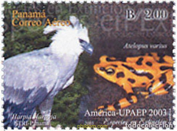 Stamps: 143442 MNH PANAMA 2003 AMERICA-UPAEP 2003 - FLORA Y FAUNA AUTOCTONA