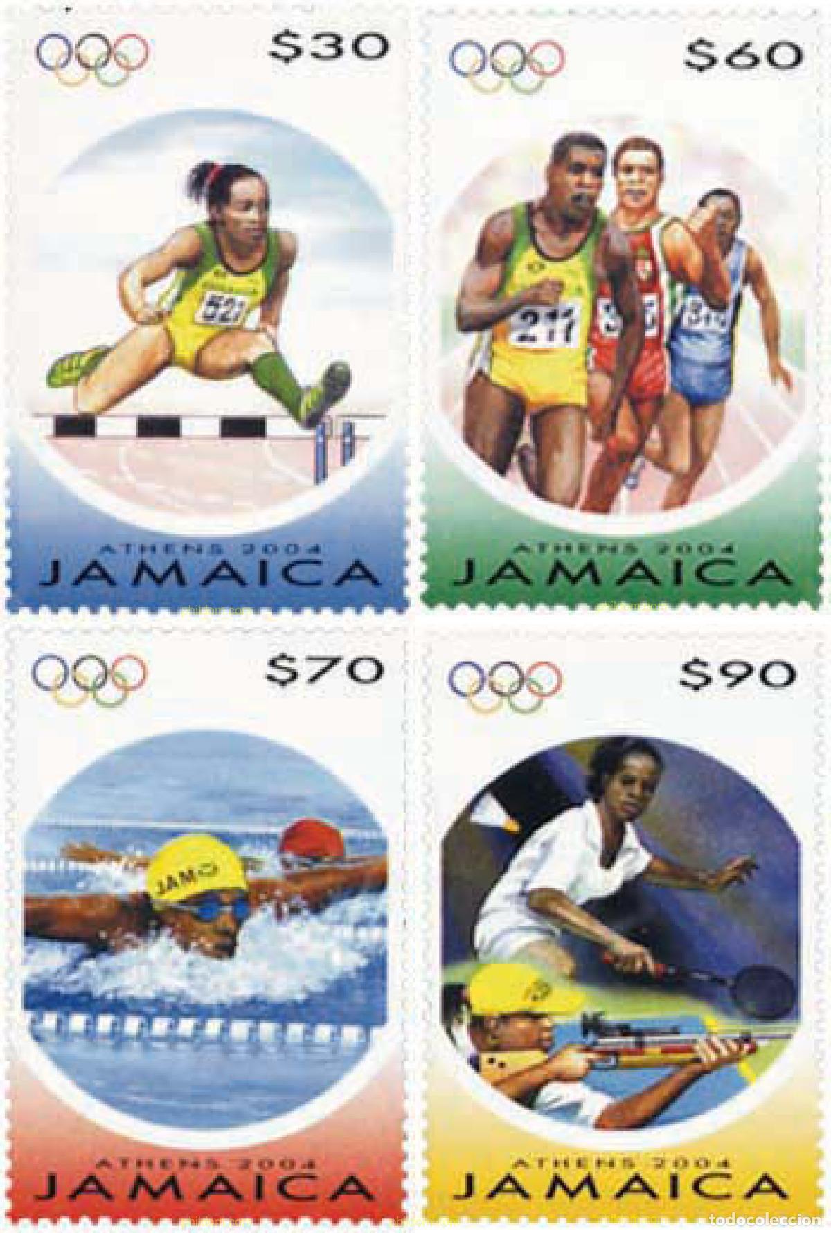 Stamps: 147815 MNH JAMAICA 2004 28 JUEGOS OLIMPICOS DE VERANO ATENAS 2004