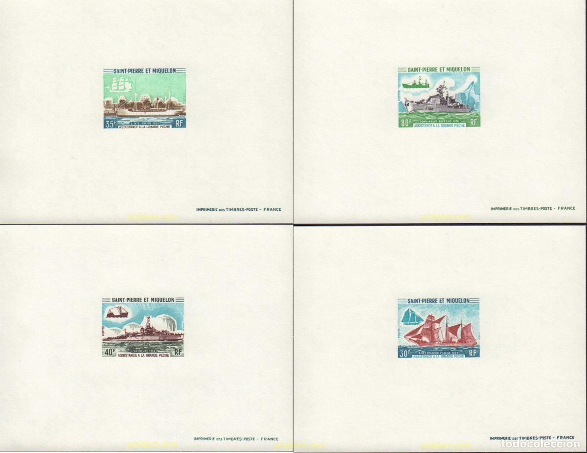 Stamps: 584485 MNH SAN PEDRO Y MIQUELON 1971 FLOTA DE PESCA DE ALTA MAR