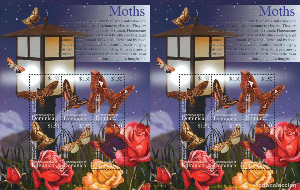 Stamps: 302868 MNH DOMINICA 2002 MARIPOSAS