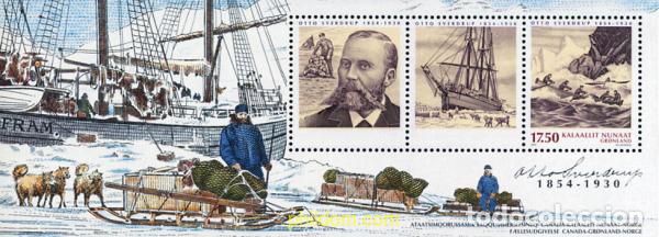 Briefmarken: 144811 MNH GROENLANDIA 2004 150 ANIVERSARIO DEL NACIMIENTO DEL EXPLORADOR OTTO SVERDRUP