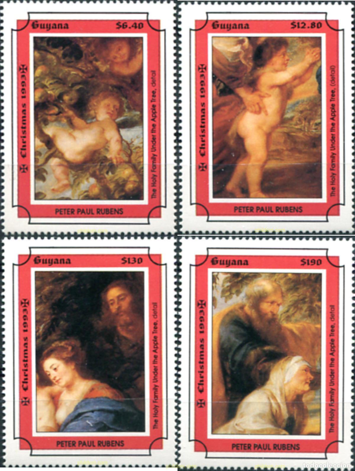 Sellos: 321415 MNH GUYANA 1993 NAVIDAD - Foto 1
