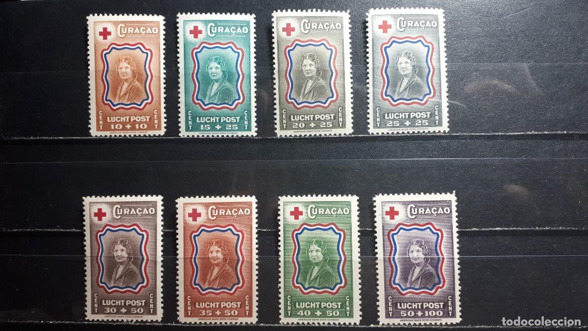 Briefmarken: CURACAO. A&Ntilde;O 1964. *. YVERT A&eacute;reo 44/51