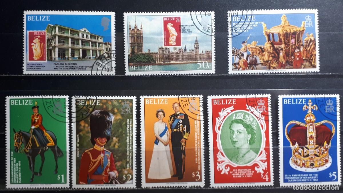 Sellos: BELIZE. A&Ntilde;O 1979. &deg;. YVERT 421/8 - Foto 1