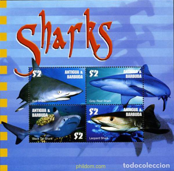 Briefmarken: 581306 MNH ANTIGUA Y BARBUDA 2003 TIBURONES