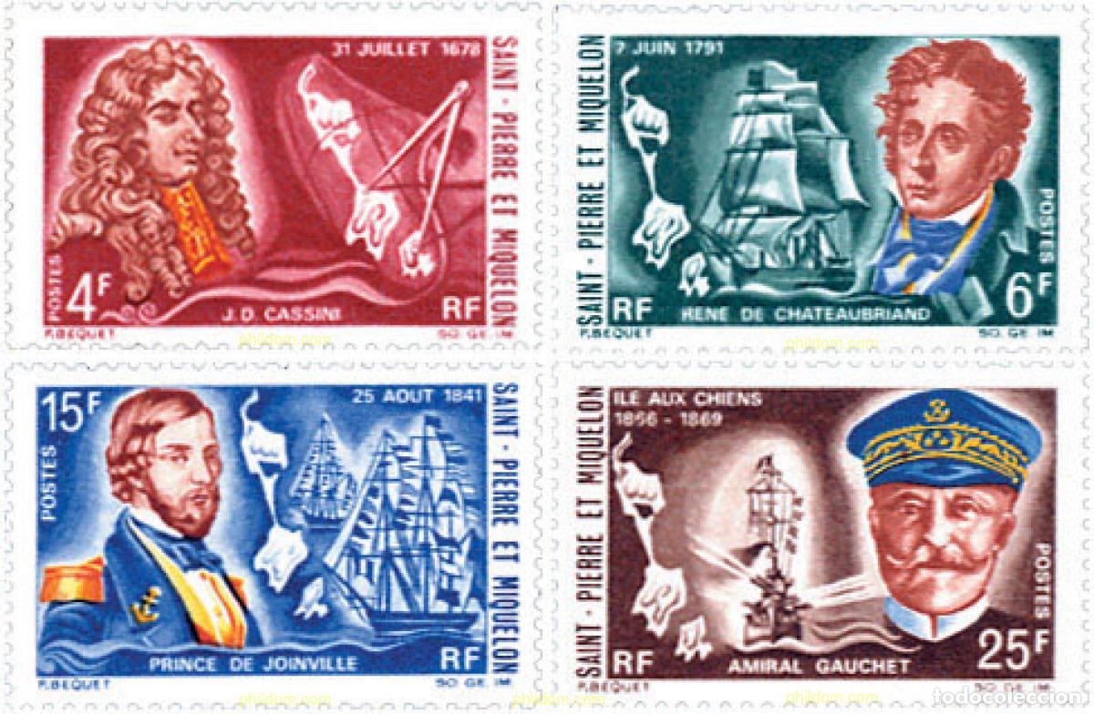 Sellos: 148206 MNH SAN PEDRO Y MIQUELON 1968 CELEBRIDADES