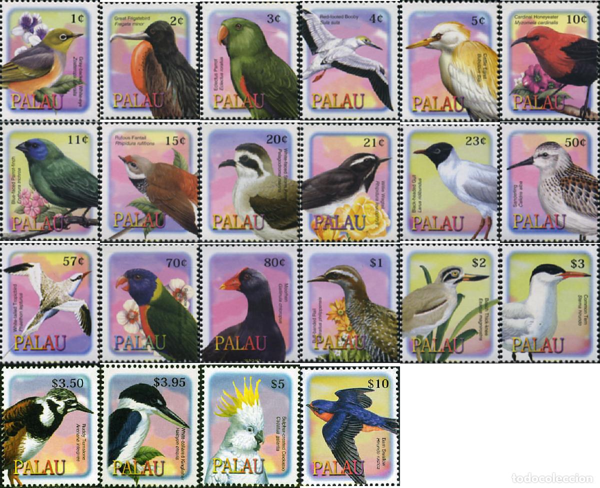 Sellos: 100410 MNH PALAU 2002 AVES - Foto 1