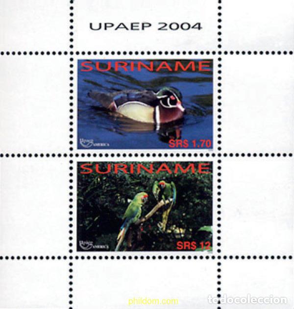 Briefmarken: 148612 MNH SURINAM 2004 AMERICA-UPAEP 2004 - PROTECCION DEL MEDIO AMBIENTE