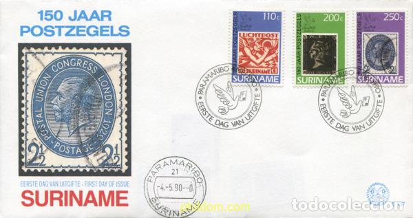 Briefmarken: 372365 MNH SURINAM 1990 LONDON 90. EXPOSICION FILATELICA INTERNACIONAL