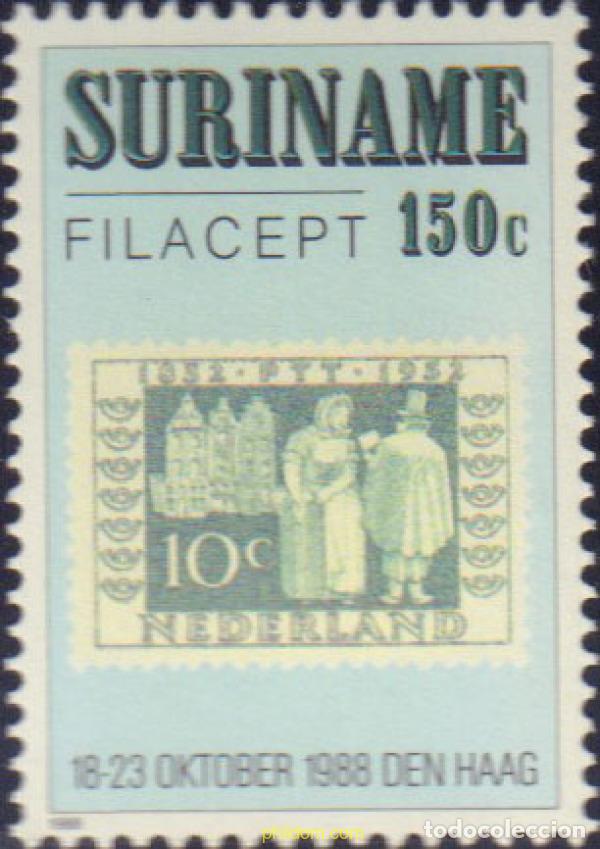 Briefmarken: 599865 MNH SURINAM 1988 FILACEPT 88. EXPOSICION FILATELICA INTERNACIONAL