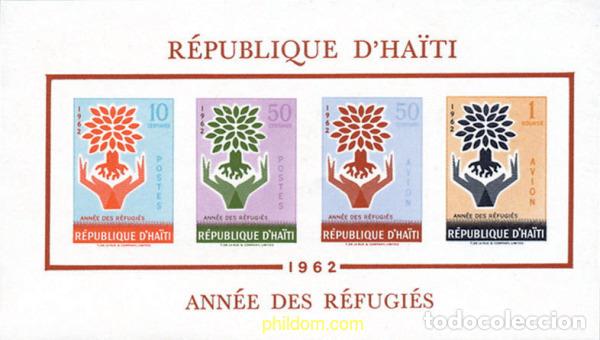 Francobolli: 151085 MNH HAITI 1962 A&Ntilde;O MUNDIAL DE LOS REFUGIADOS