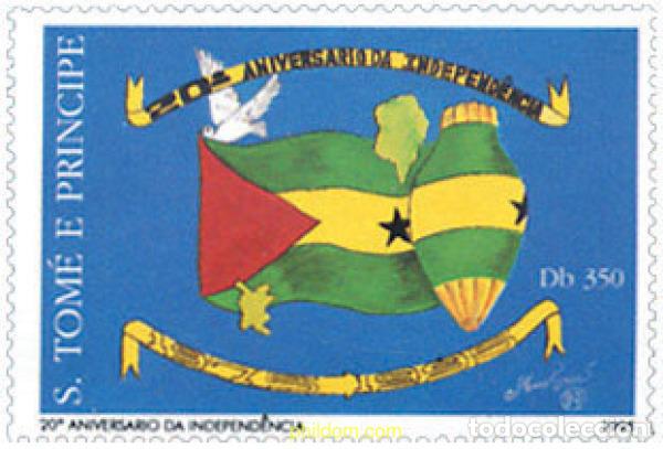Timbres: 152358 MNH SANTO TOME Y PRINCIPE 1995 20 ANIVERSARIO DE LA INDEPENDENCIA