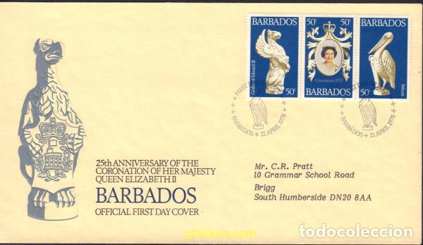 Timbres: 557712 MNH BARBADOS 1978 25 ANIVERSARIO DE LA CORONACION DE ISABEL II