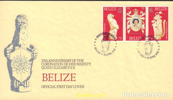 Timbres: 557713 MNH BELIZE 1978 25 ANIVERSARIO DE LA CORONACION DE ISABEL II